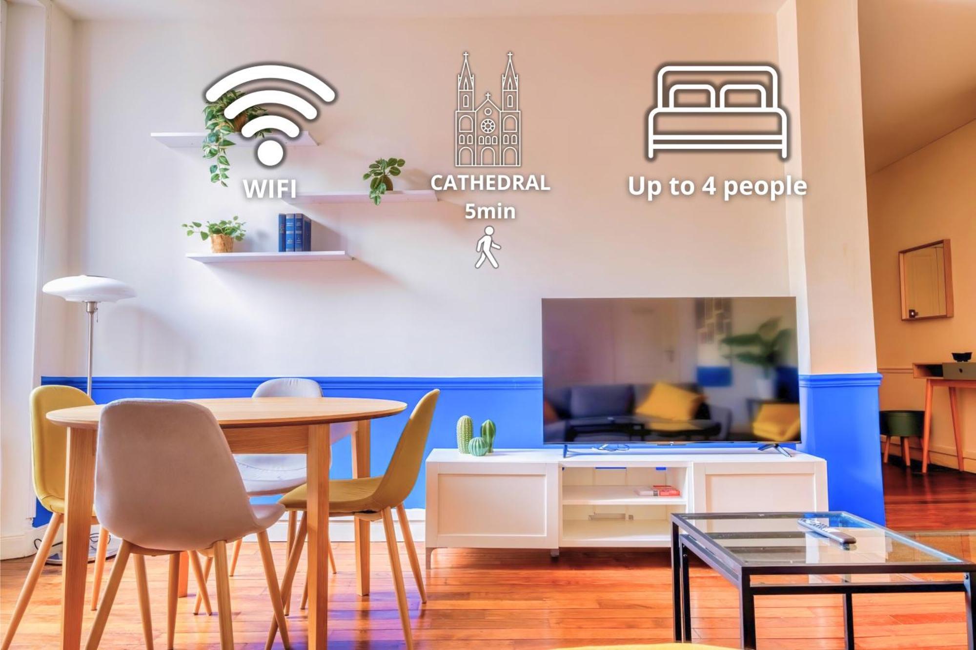 Appartement Colorful - Cathedrale Reims